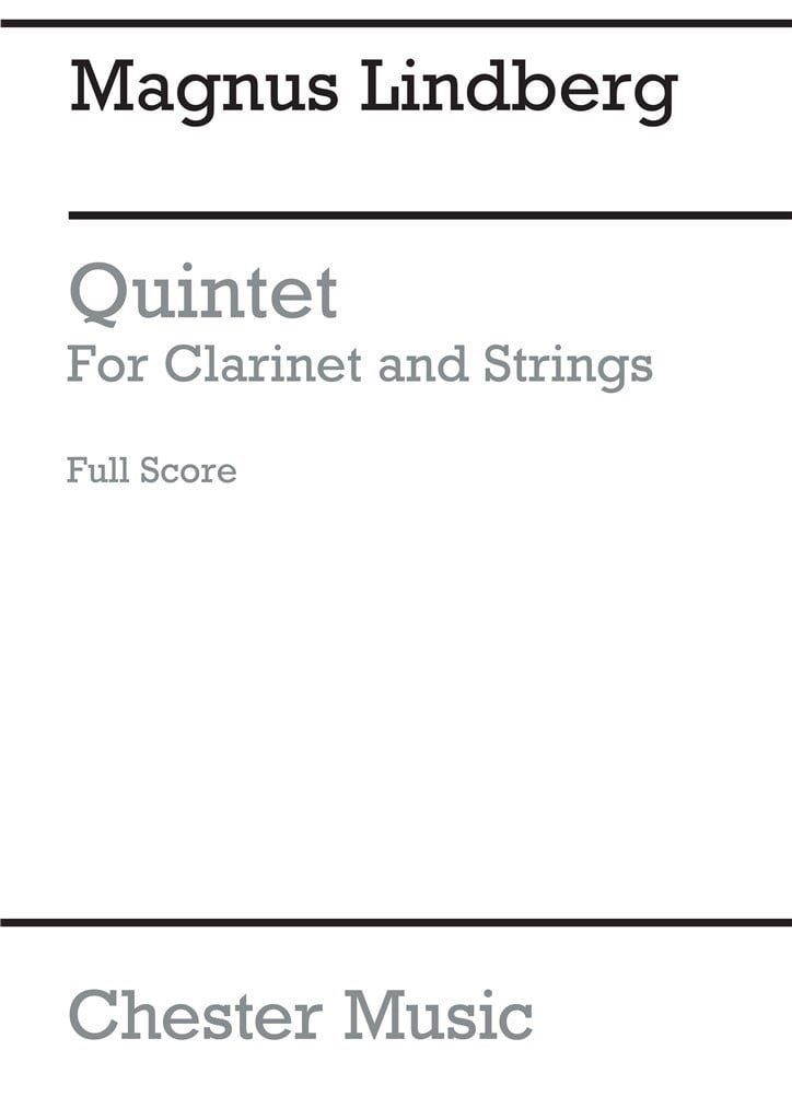 Quintet For Clarinet And Strings